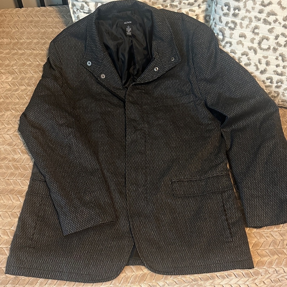 Alfani Men's Textured Black Sport Coat